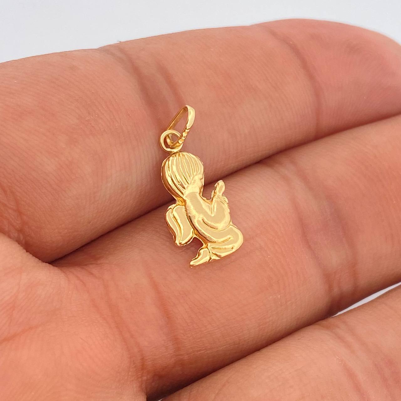 Dije Angel 0.55gr / 3/4 in / Oro Amarillo 18K %