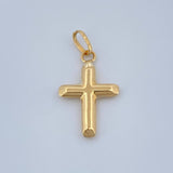Dije Cruz 0.4gr / 3/4 in / Oro Amarillo 18K %