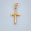 Dije Cruz 0.4gr / 3/4 in / Oro Amarillo 18K %