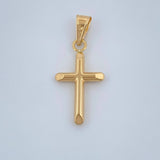 Dije Cruz 0.4gr / 3/4 in / Oro Amarillo 18K %
