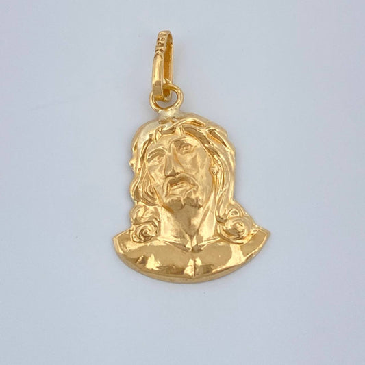Dije Rostro Cristo 0.75gr / 3/4 in / Oro Amarillo 18K %
