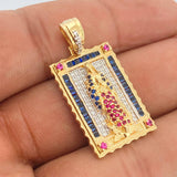 Dije Virgen De Guadalupe 7.35gr / 1 1/2 in / Tres Oros 18K %