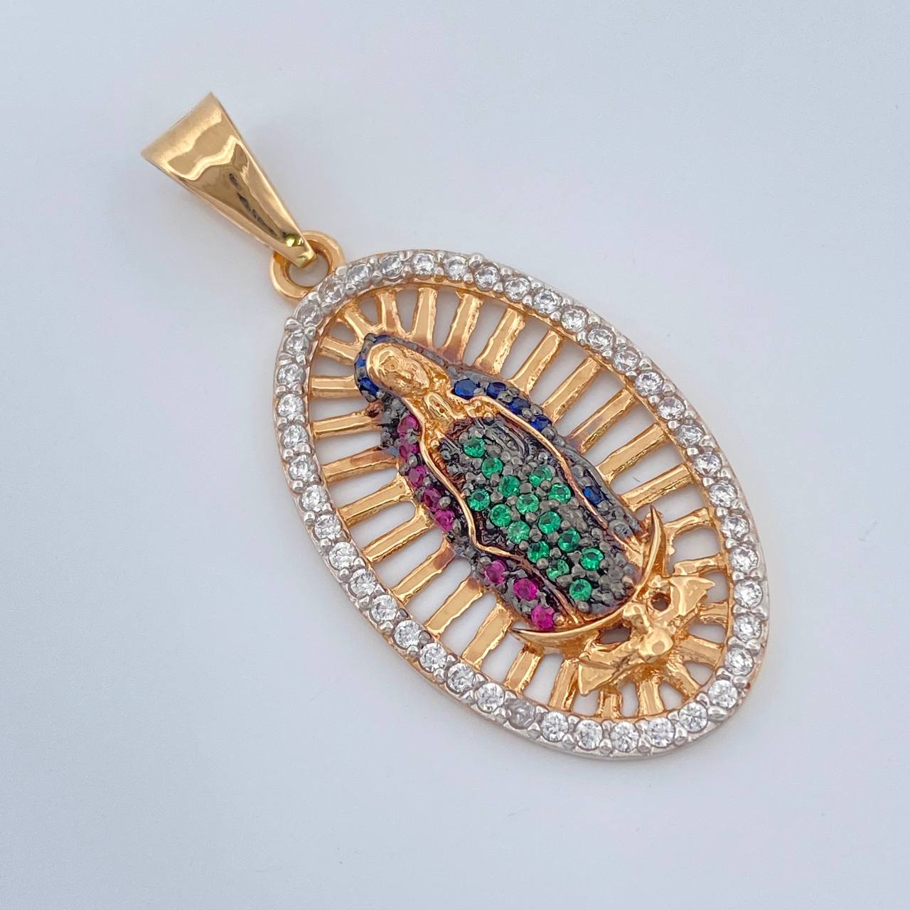 Dije Virgen De Guadalupe 4gr / 2 in / Tres Oros 18K %