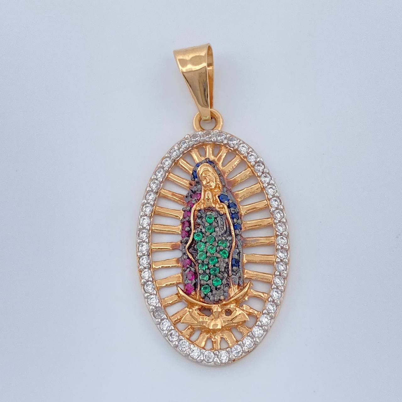 Dije Virgen De Guadalupe 4gr / 2 in / Tres Oros 18K %