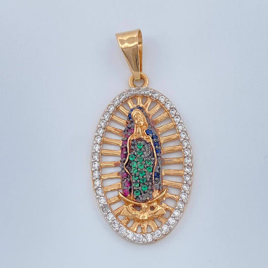 Dije Virgen De Guadalupe 4gr / 2 in / Tres Oros 18K %