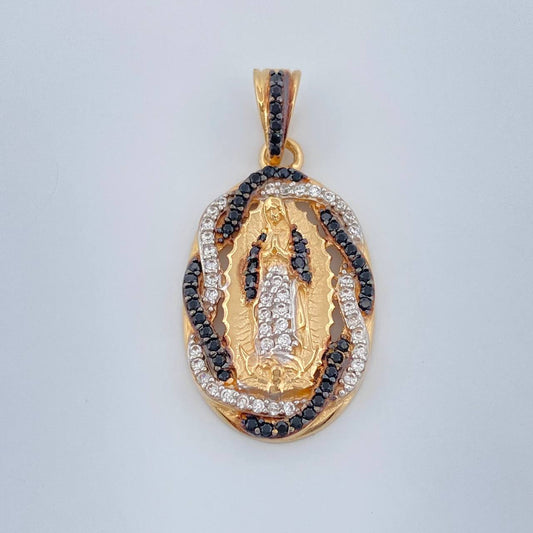 Dije Virgen De Guadalupe 4.05gr / 1 1/4 in / Tres Oros 18K %