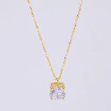 Cadena Aro Seguido Dije Cuatro Garras 2.15g / 17 3/4 in / 0.9mm Oro Amarillo 18K
