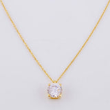 Cadena Aro Seguido Dije Cuatro Garras 2.15g / 17 3/4 in / 0.9mm Oro Amarillo 18K