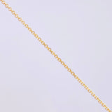 Cadena Aro Seguido Dije Linea Vida 1.8g / 18 in / 1mm Oro Amarillo 18K
