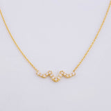 Cadena Aro Seguido Dije Linea Vida 1.8g / 18 in / 1mm Oro Amarillo 18K