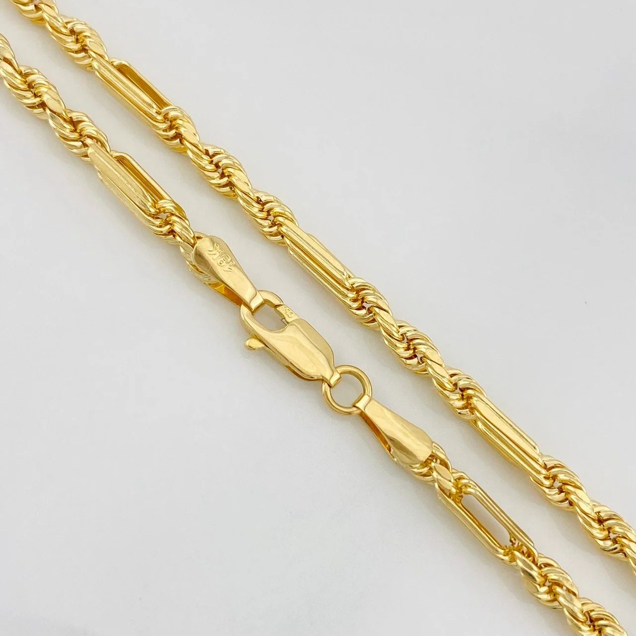 Special Rope Chain 8.05g / 24 in / 2.54mm Yellow Gold 18K