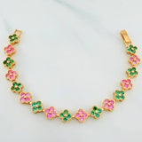 Bracelet Flores 12.9 g / 6 1/2 in / 7.46 mm Yellow Gold 18K