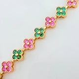 Bracelet Flores 12.9 g / 6 1/2 in / 7.46 mm Yellow Gold 18K
