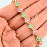 Bracelet Flores 12.9 g / 6 1/2 in / 7.46 mm Yellow Gold 18K