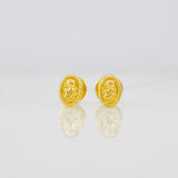 Stud Earrings Guardian Angel 0.55g / in / 6.3mm Yellow Gold 18K
