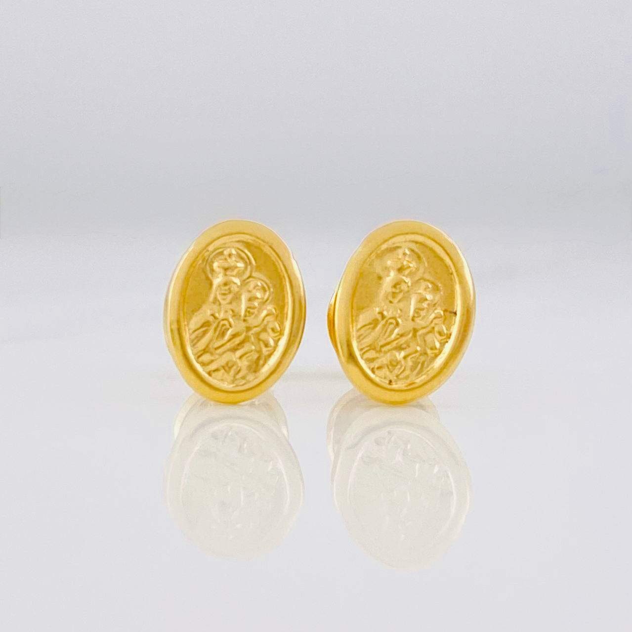 Topos Virgen del Carmen 0.75g / in / 8mm Oro Amarillo 18K