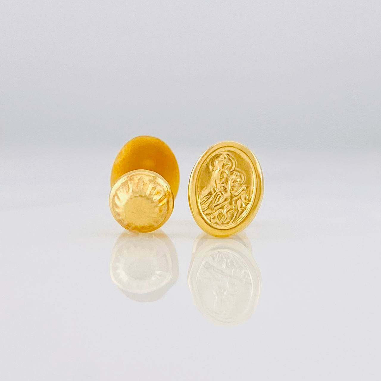 Topos Virgen del Carmen 0.75g / in / 8mm Oro Amarillo 18K