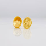 Topos Virgen del Carmen 0.75g / in / 8mm Oro Amarillo 18K