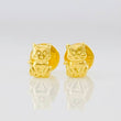 Stud Earrings Cat 0.5g / in / 6.2mm Yellow Gold 18K