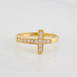 Anillo Cruz 1.75g / T6 Oro Amarillo 18K