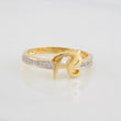 Anillo Fe 2.5g / T6 Dos Oros Amarillo Blanco 18K