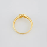 Anillo Fe 2.5g / T6 Dos Oros Amarillo Blanco 18K