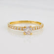 Solitaire Churumbela Ring 2.1g / T7 Yellow Gold 18K