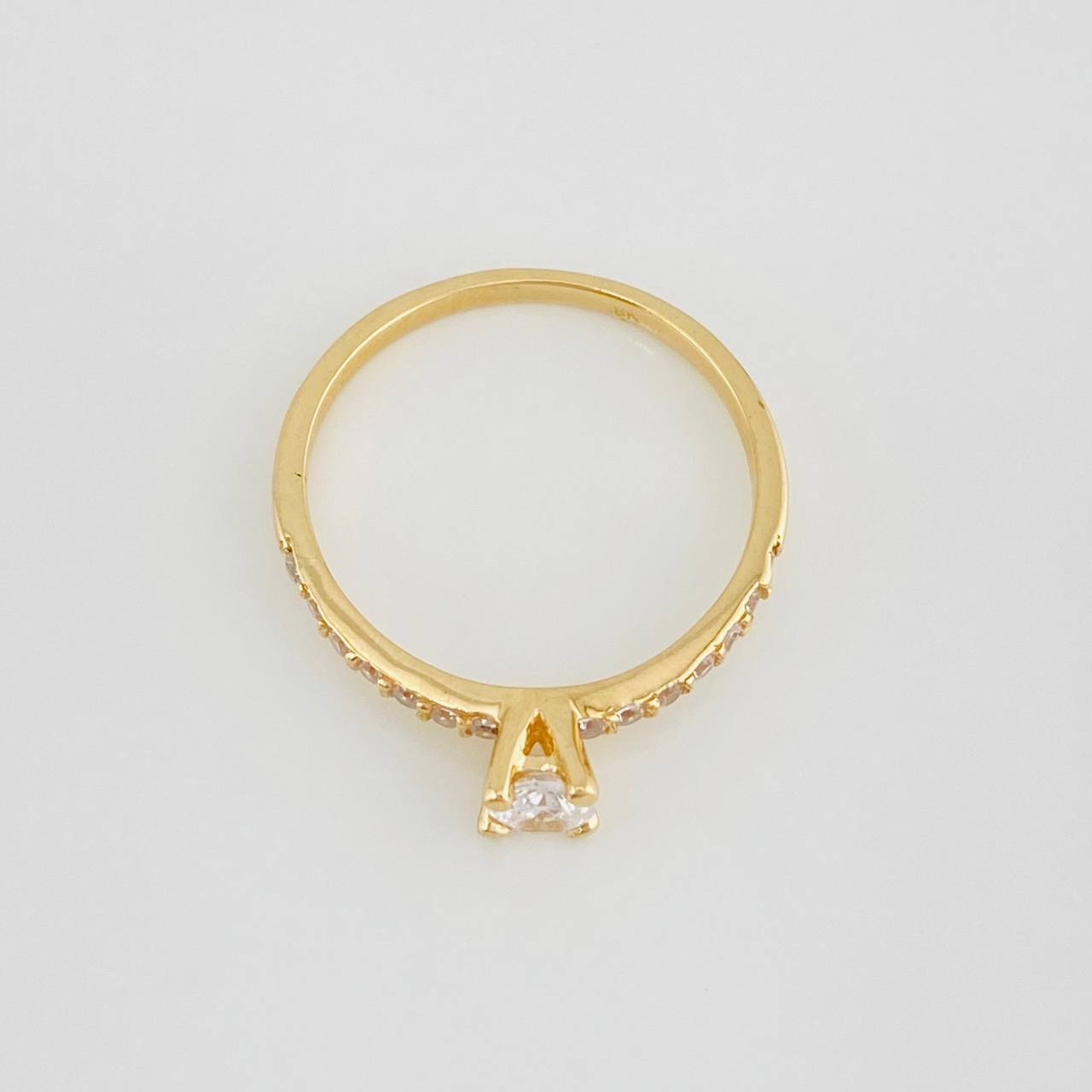 Solitaire Churumbela Ring 2.1g / T7 Yellow Gold 18K