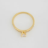 Solitaire Churumbela Ring 2.1g / T7 Yellow Gold 18K