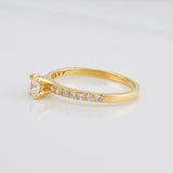 Solitaire Churumbela Ring 2.1g / T7 Yellow Gold 18K