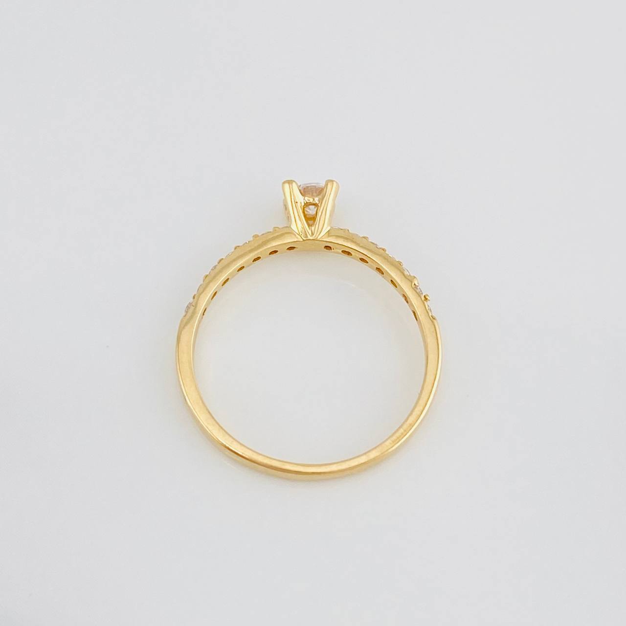 Solitaire Churumbela Ring 2.1g / T7 Yellow Gold 18K