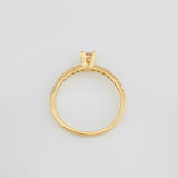 Solitaire Churumbela Ring 2.1g / T7 Yellow Gold 18K