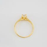 Anillo Solitario 1.6g / T5 3/4 Oro Amarillo 18K