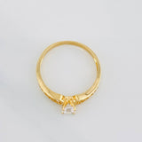 Anillo Solitario Churumbela 1.8g / T6 3/4 Oro Amarillo 18K