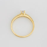 Anillo Solitario Churumbela 1.8g / T6 1/4 Oro Amarillo 18K