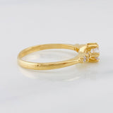 Anillo Solitario Churumbela 2.6g / T6 1/2 Oro Amarillo 18K