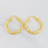 Candongas Lidia 3.9g / 1 1/4 in Oro Amarillo 18K
