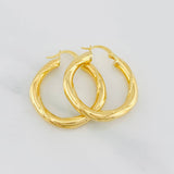 Candongas Lidia 3.9g / 1 1/4 in Oro Amarillo 18K