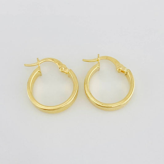 Hoop Earrings Alexa 1.6g / 3/4 in Yellow Gold 18K