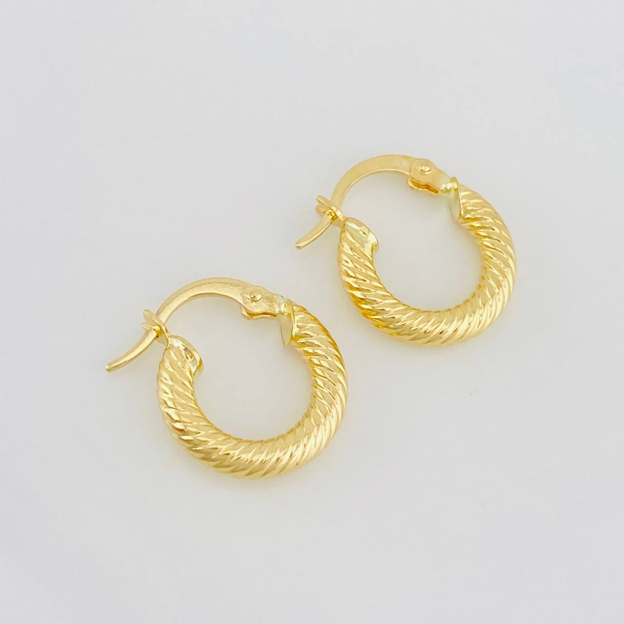 Candongas Raquel 1.7g / 3/4 in Oro Amarillo 18K