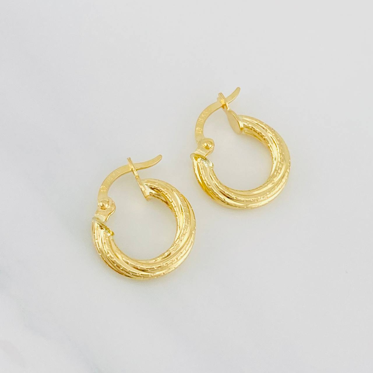 Candongas Lola 1.45g / 3/4 in Oro Amarillo 18K