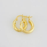 Candongas Lola 1.45g / 3/4 in Oro Amarillo 18K