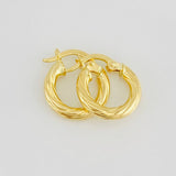 Candongas Mary 1.35g / 1/2 in Oro Amarillo 18K