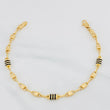 Pulso Rustico Barril 5.8g / 8 1/2 in / 5.1mm Oro Amarillo 18K