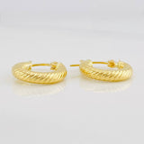 Candongas Raquel 1.7g / 3/4 in Oro Amarillo 18K