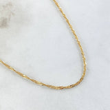 Singapore Chain 3.1gr / 17.7in / +3 18K Gold ©