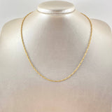 Singapore Chain 3gr / 17.7in / +3 18K Gold ©
