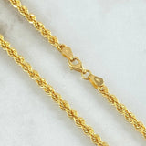 Rope Chain 8.15gr / 23.6in / +3 18K Gold ©