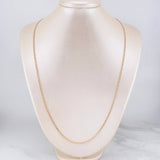Ice Chain 8.1g / 24 in / 2.4mm Two White Pink Gold 18K