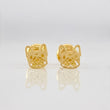 Stud Earrings Dog Face 0.75g / in / 6mm Yellow Gold 18K